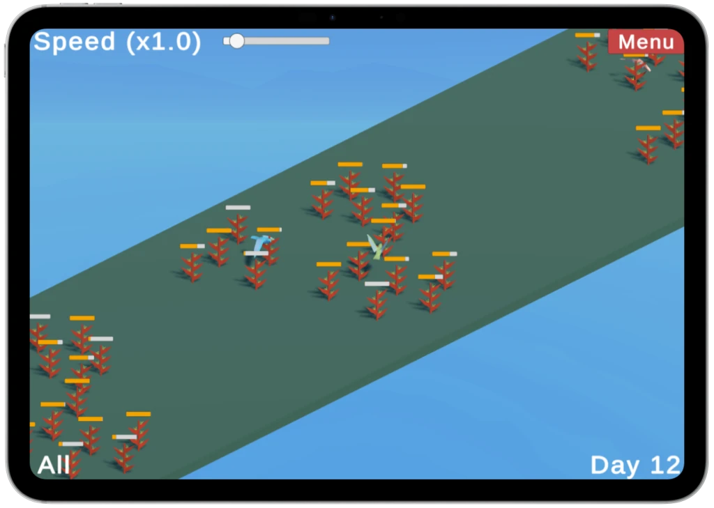 Hummingbird Foraging Simulator