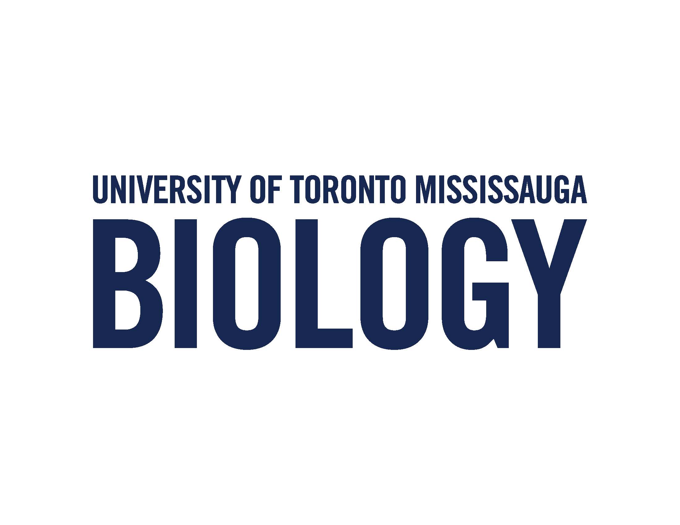 Logo of the "University of Toronto Mississauga Biology" department